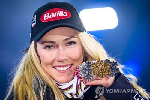 시프린, 알파인 스키 세계선수권 회전 준우승…통산 14호 메달