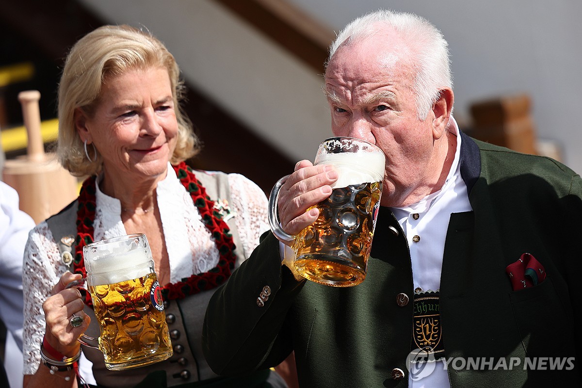 '맥주와 음악'…독일 뮌헨 세계 최대 맥주 축제 옥토버페스트