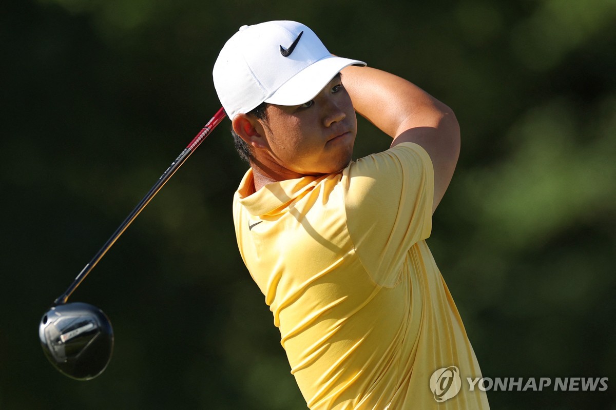 김주형, PGA 투어 스코틀랜드오픈 1R 공동 9위…선두와 2타 차