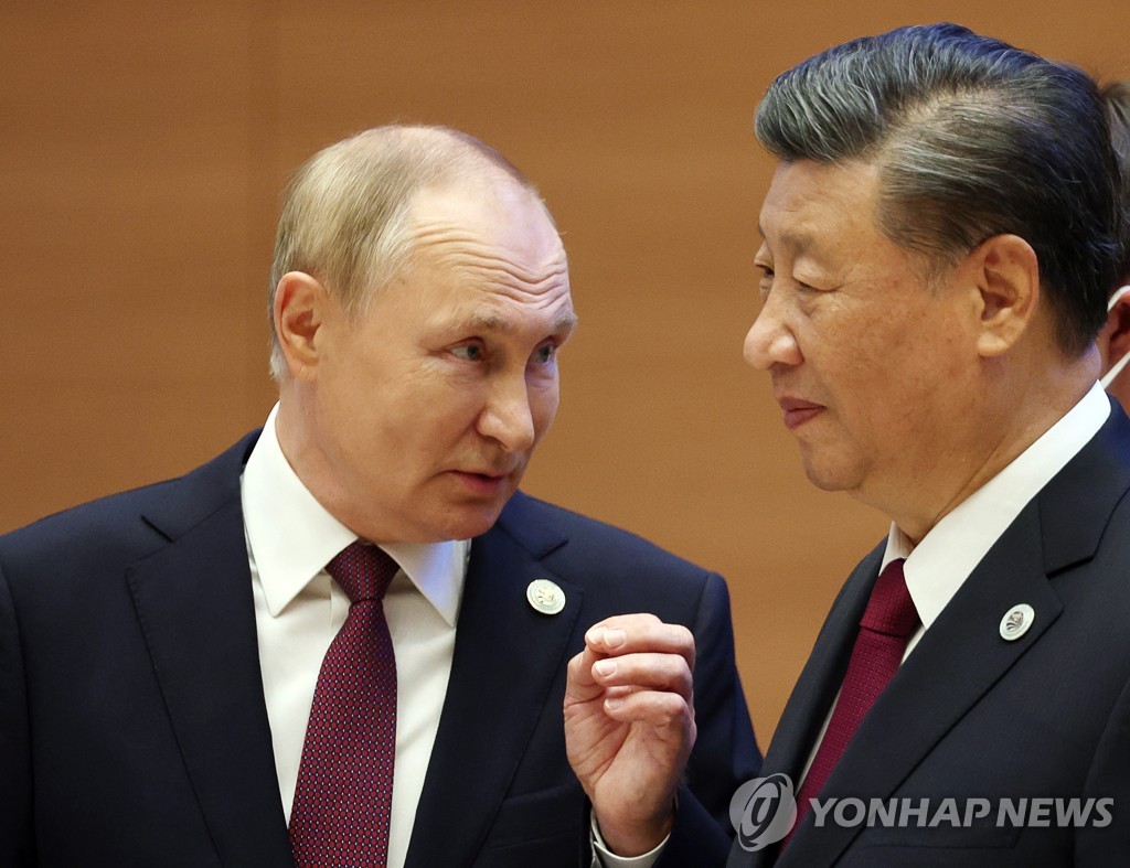 우크라전 발발 전 '무제한 협력관계' 약속한 푸틴과 시진핑 