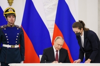 러 상원, 우크라 점령지 합병조약 비준…푸틴 최종서명만 남아