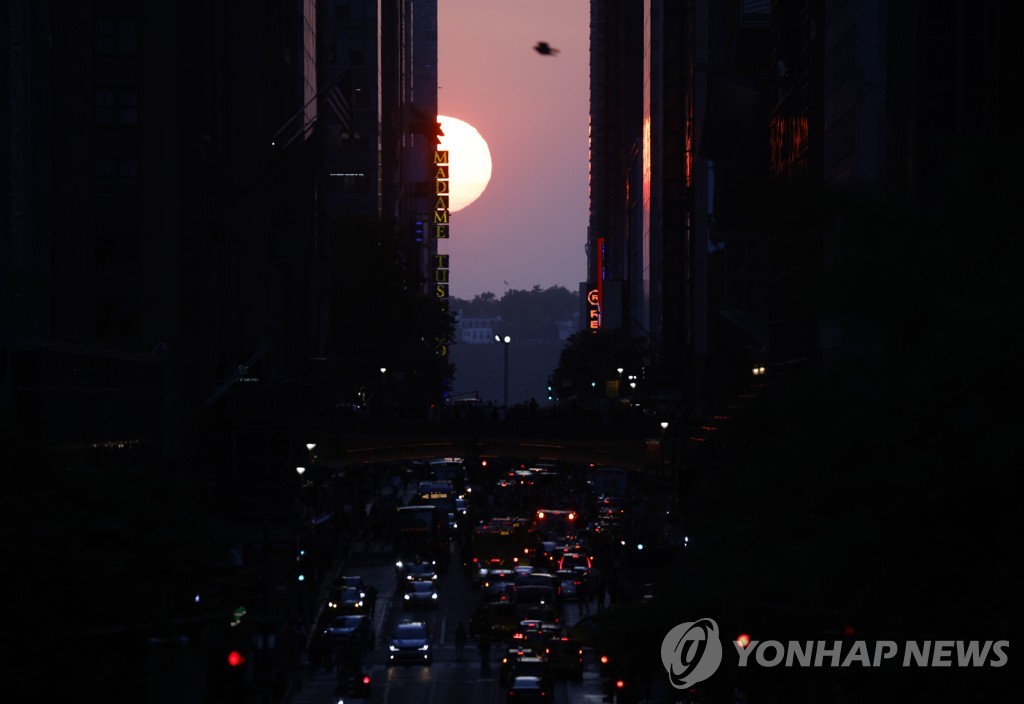 MANHATTANHENGE SUNSET
