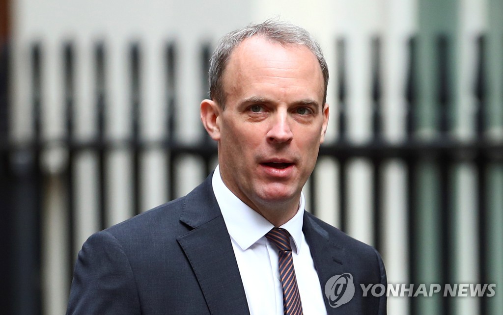 도미닉 라브 영국 외무장관 [로이터=연합뉴스]