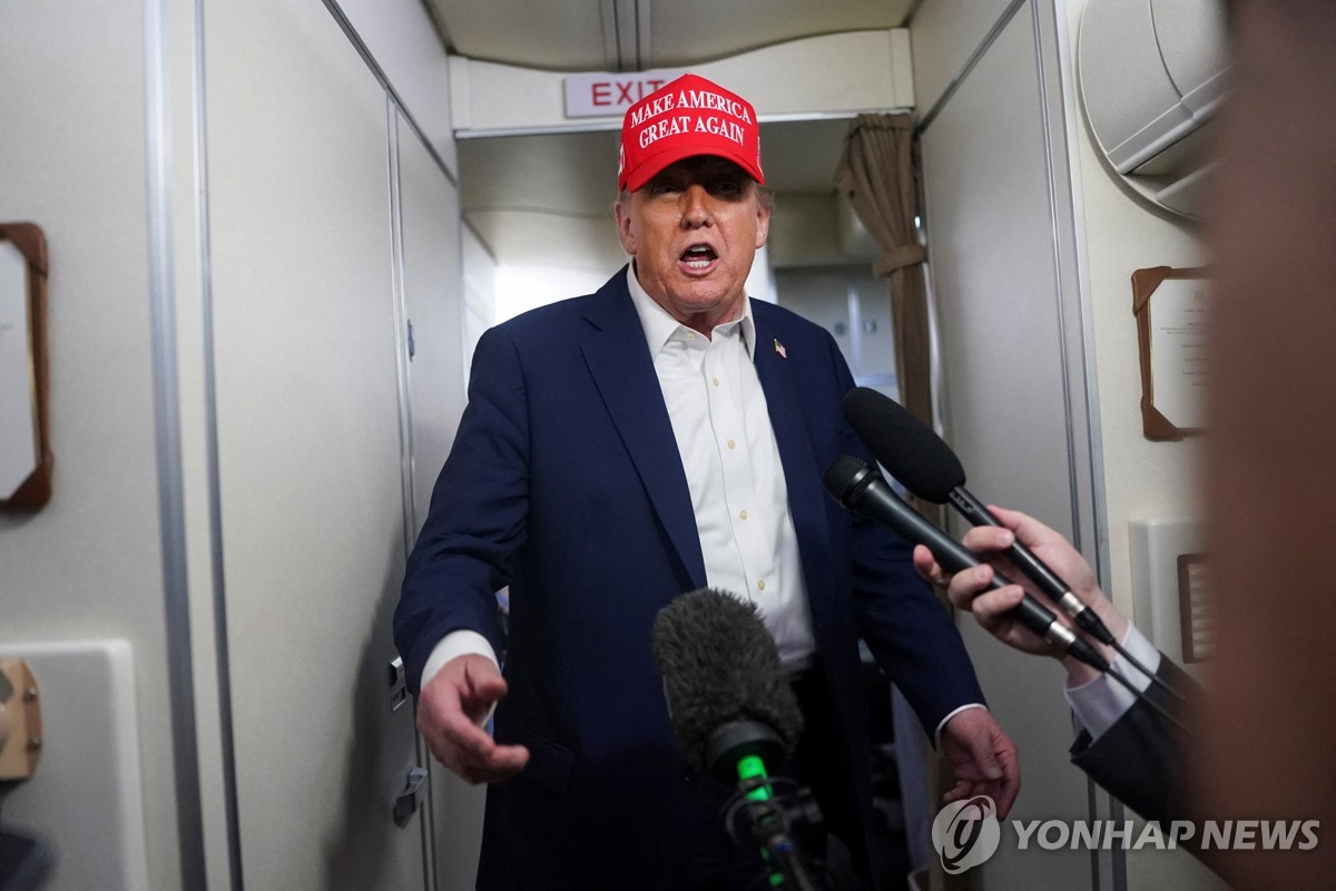 [속보] 트럼프 "다음 주 가자지구 관련 합의 가능성"