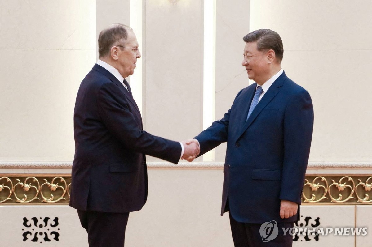 시진핑, 러 외무와 회동 "중러 발전·안보이익 잘 지켜…