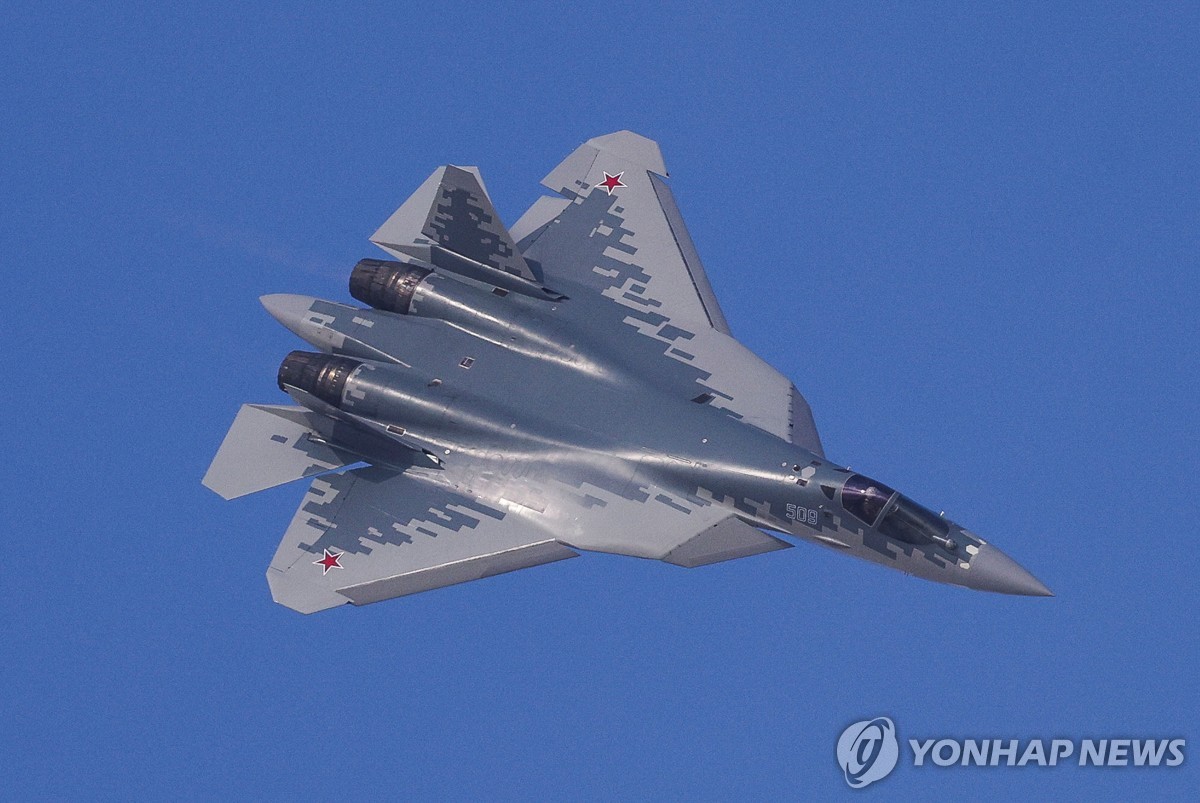 러시아제 수호이(Su)-57 스텔스 전투기