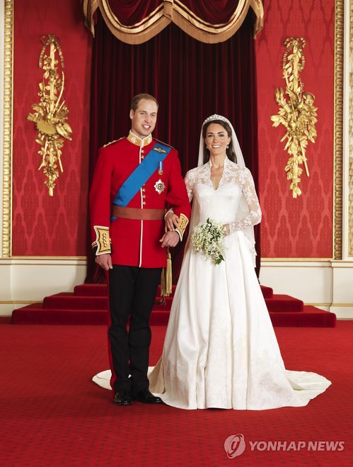 영국 왕실 "세기의 결혼식" 