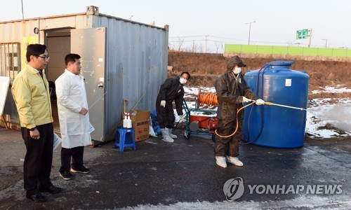 전남도, 10일부터 종오리 농장에 AI 방역초소 운영