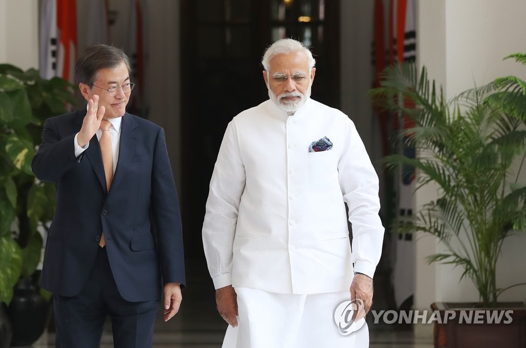 كوريا الجنوبية والهند تتبنيان بيان رؤية كوريا الجنوبية -الهند لرفع حجم التبادل التجاري الى 50 بليون عام 2030 - 1