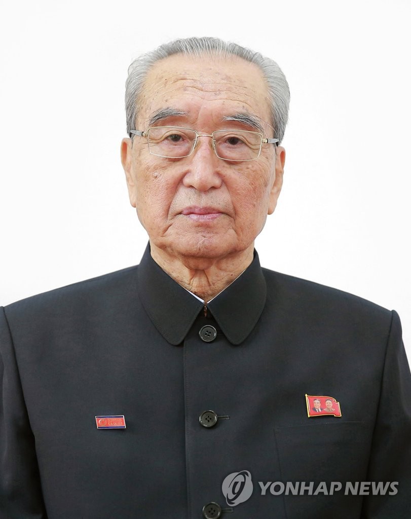 This undated file photo, released by the Korean Central News Agency, shows Kim Ki-nam, the former secretary of the Central Committee of the North's ruling Workers' Party and known as the country's propaganda master. (For Use Only in the Republic of Korea. No Redistribution) (Yonhap)