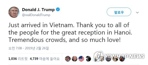 Trump en Vietnam