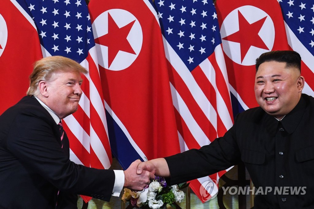 3rd Ld Us Nk Summit Kim Jong Un Trump Meet In Hanoi Vow Successful Talks Yonhap News Agency 6139