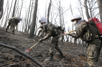 (3rd LD) Moon declares blaze-hit areas special disaster zone