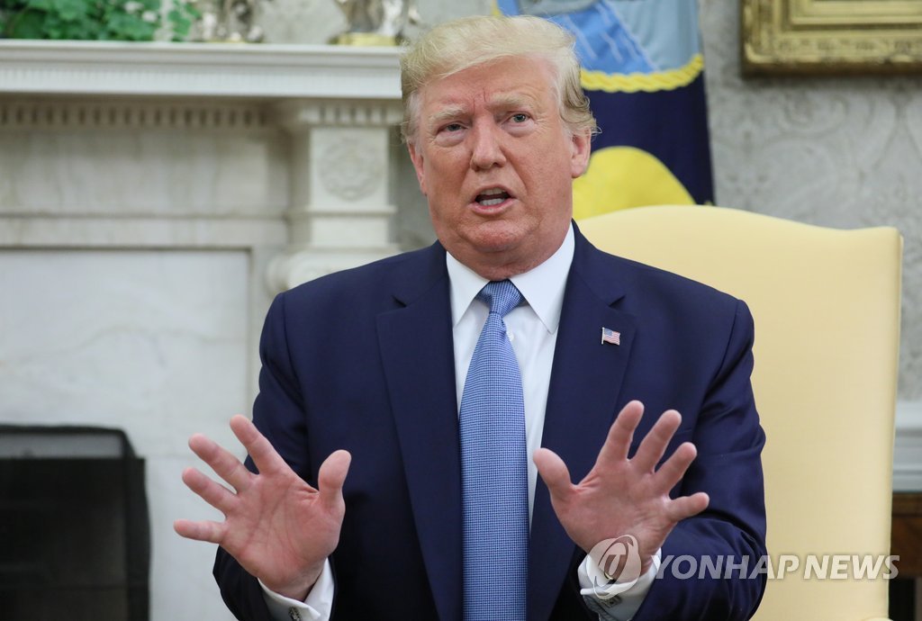 (2nd LD) Trump says N. Korea hasn't tested missiles other than 'smaller ones'