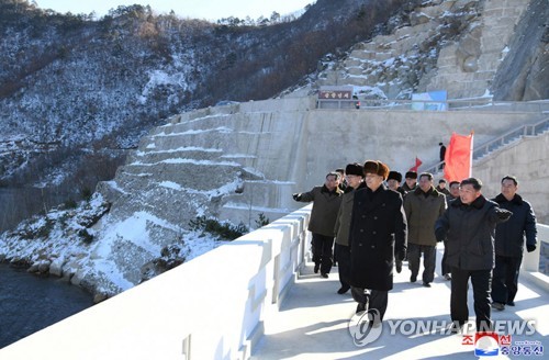 N. Korea completes dam construction to ease power shortages