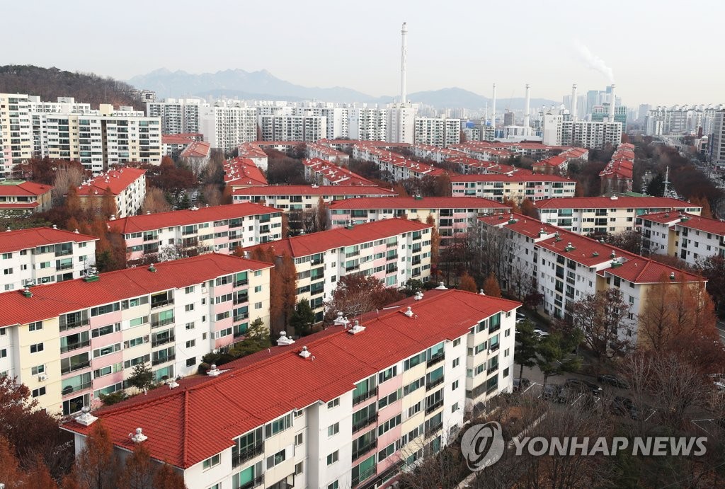 서울 양천구 목동 아파트 단지 모습