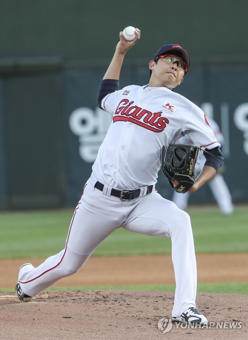 Park Se-woong, Lotte's starting pitcher