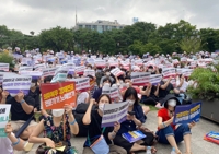 사랑제일교회 관련 확진자, 여의도 '의사궐기대회' 현장 갔다