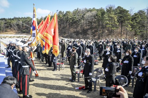 연평도 포격전 전투영웅 제10주기 추모식