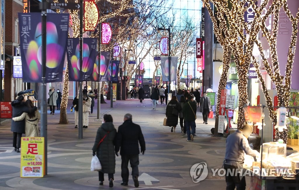 Empty Myeongdong | Yonhap News Agency