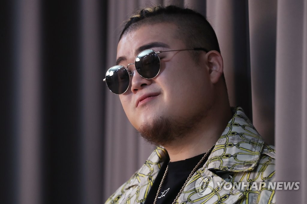 This undated file photo shows rapper Killagramz. He was found to have allegedly smoked marijuana, which is illegal in South Korea. (Yonhap) 