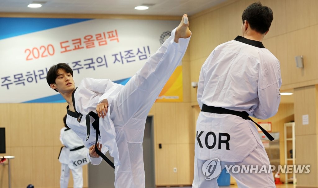 استعدادات الرياضيين الكوريين قبل شهر من الألعاب الأولمبية الصيفية بطوكيو - 2