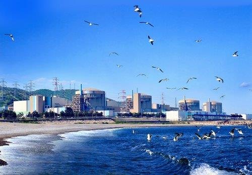 This undated photo by Korea Hydro & Nuclear Power shows the Wolsong nuclear power plant in Gyeongju, North Gyeongsang Province. (PHOTO NOT FOR SALE) (Yonhap)