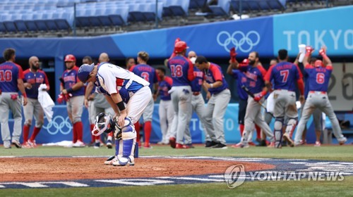 韓国　野球で銅メダル逃す＝ドミニカに逆転負け