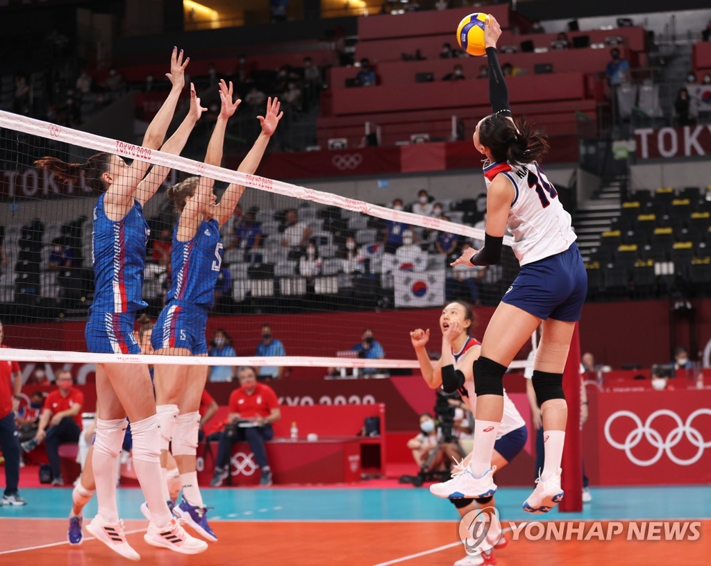 (الأولمبياد) حبوط أمل المنتخب الكوري للكرة الطائرة للسيدات في الفوز بالميدالية البرونزية أمام صربيا - 2