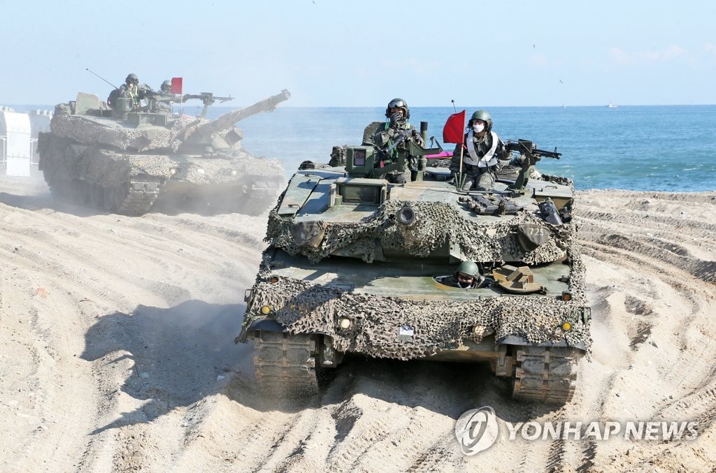빠르게 이동하는 전차