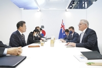 한-호주 정상회담…탄소중립 기술 파트너십 체결키로