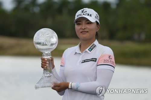 고진영, LPGA투어 최종전 우승…한국인 첫 올해의 선수 2회 수상(종합3보)