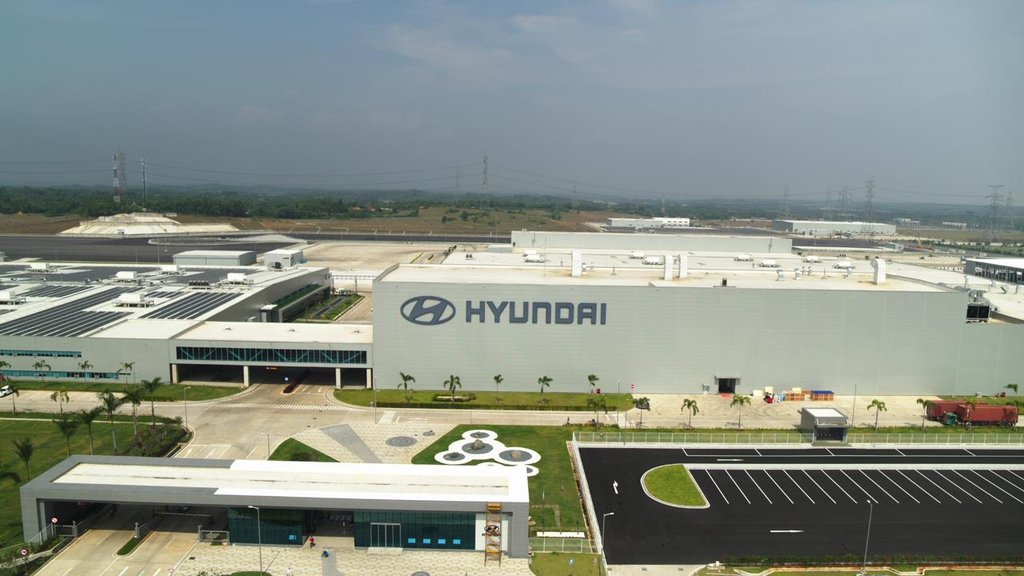 Usine Hyundai Motor à Cikarang, en Indonésie. (Photo fournie par Hyundai Motor. Revente et archivage interdits)