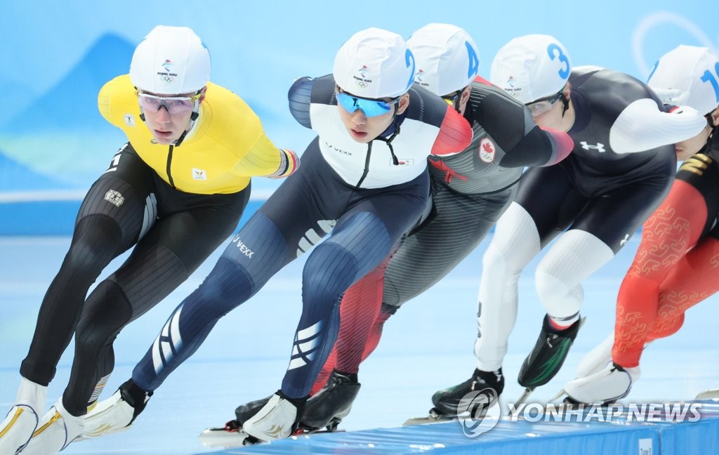 Winter Olympics: men's speed skating mass start | Yonhap News Agency