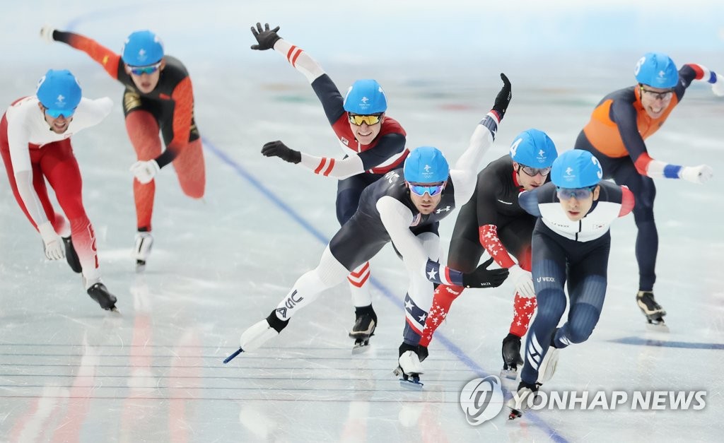 Winter Olympics Men s Speed Skating Mass Start Yonhap News Agency winter-olympics-2018-speedskating-outfit