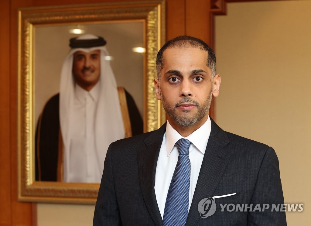 (لقاء يونهاب) السفير القطري لدى سيئول خالد ابراهيم الحمر - 6