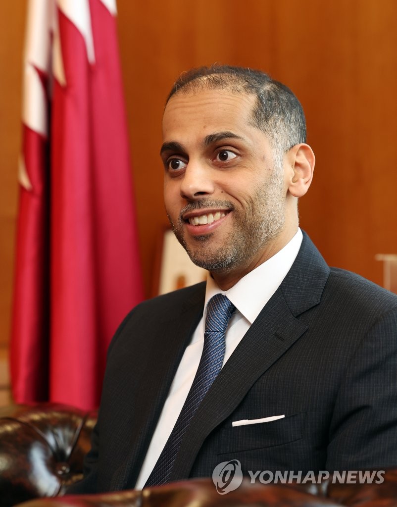 (لقاء يونهاب) السفير القطري لدى سيئول خالد ابراهيم الحمر - 5