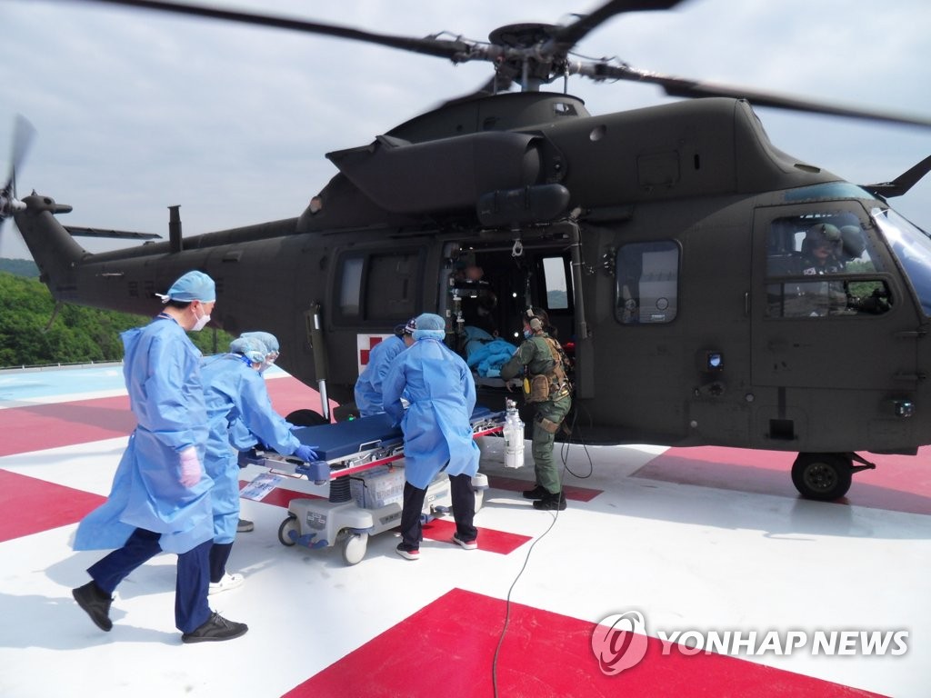 Medics under Korea-U.S. drill