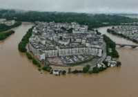 올들어 첫 홍수 발생한 중국 장시성