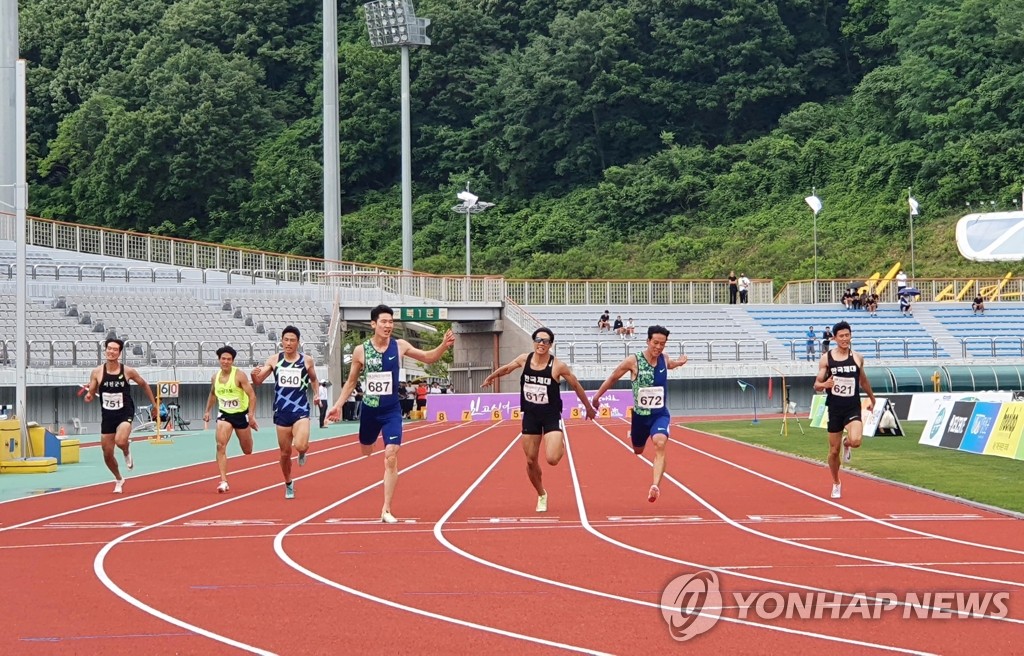 고승환, 남자 200ｍ 우승…20초51