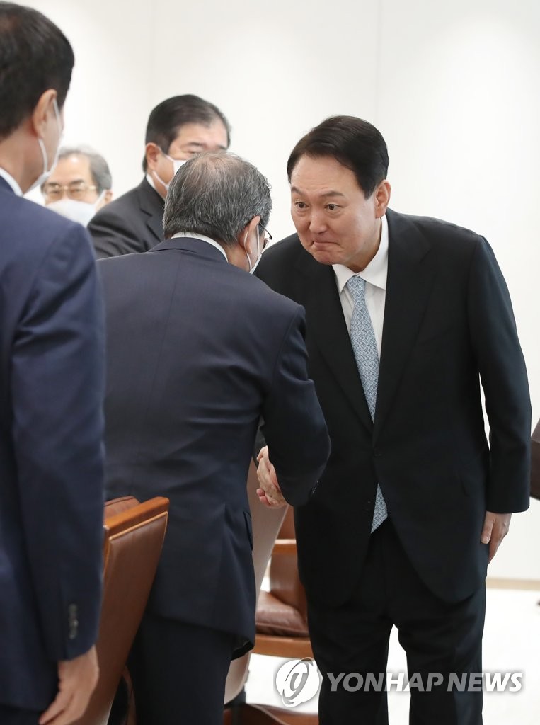 尹大統領　日本経団連の幹部と面会