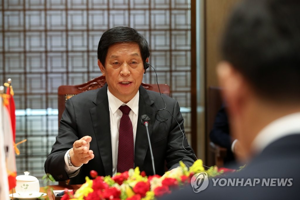中国序列３位　韓国議長と会談後「敏感な問題、適切に処理」＝ＴＨＡＡＤ念頭か