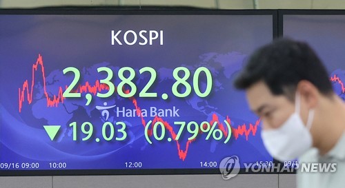 韓国総合株価指数　小幅反発で始まる