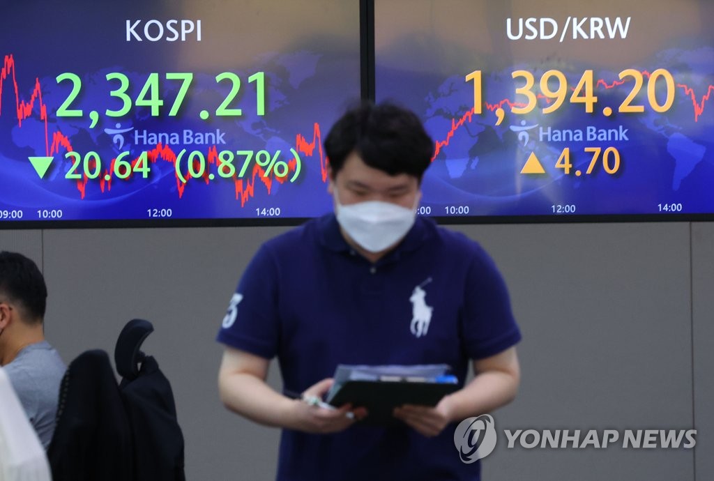 انخفاض سعر الوون الكوري مقابل الدولار الأمريكي إلى ما فوق مستوى الـ 1,400 لأول مرة