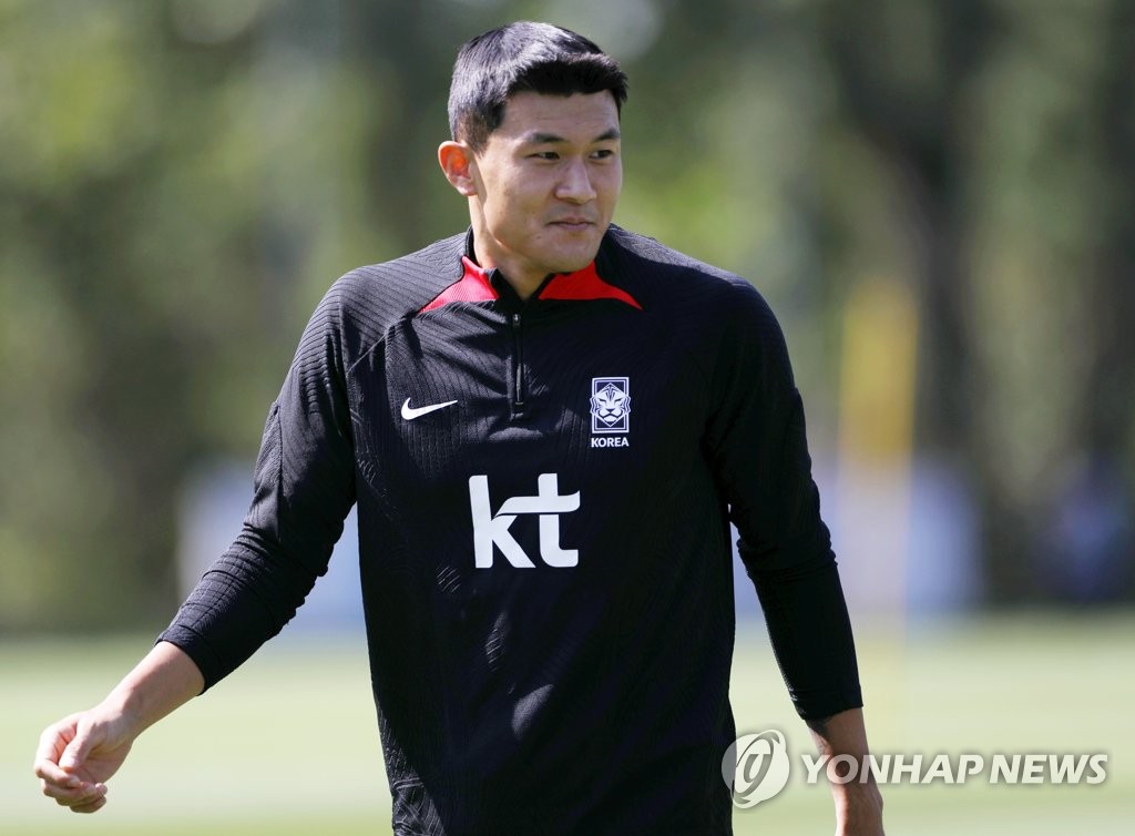 Defensive stalwart Kim Min-jae striving for further improvement ahead of World Cup debut