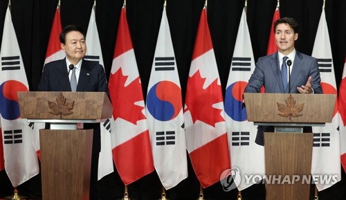 발언하는 트뤼도 총리