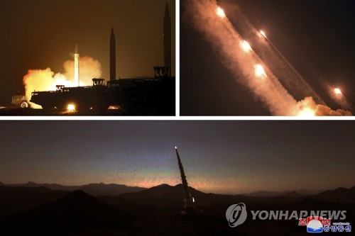 الجيش: يعتقد أن الصاروخ الكوري الشمالي الذي سقط في الجنوب، هو صاروخ يعمل بالوقود السائل