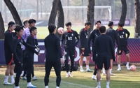 대한민국 축구대표팀, 오전 훈련 시작