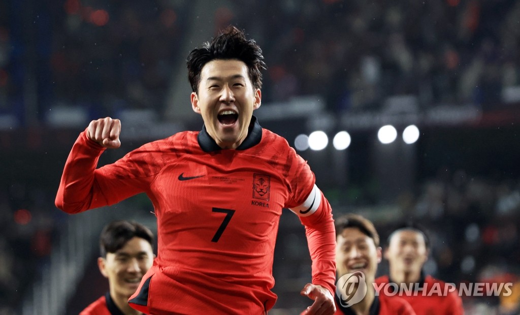 Son Heung-min anota contra Colombia