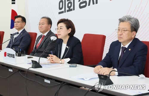 발언하는 김정재 국토교통위 국토법안심사소위원장